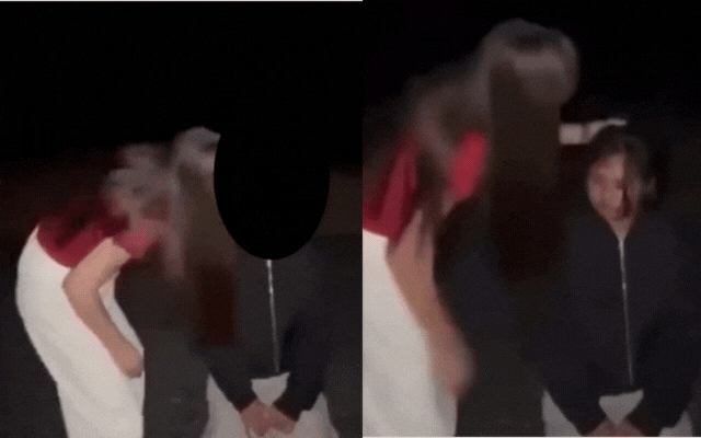 Phẫn nộ clip cô gái trẻ bị bắt quỳ giữa đường, tát vào mặt trong đêm- Ảnh 1.