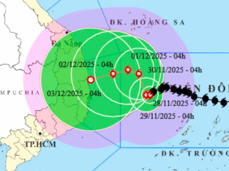 Bão số 15 giật cấp 14, đổi hướng liên tục và di chuyển rất chậm- Ảnh 1. Bão số 15 giật cấp 14, đổi hướng liên tục và di chuyển rất chậm- Ảnh 1.
