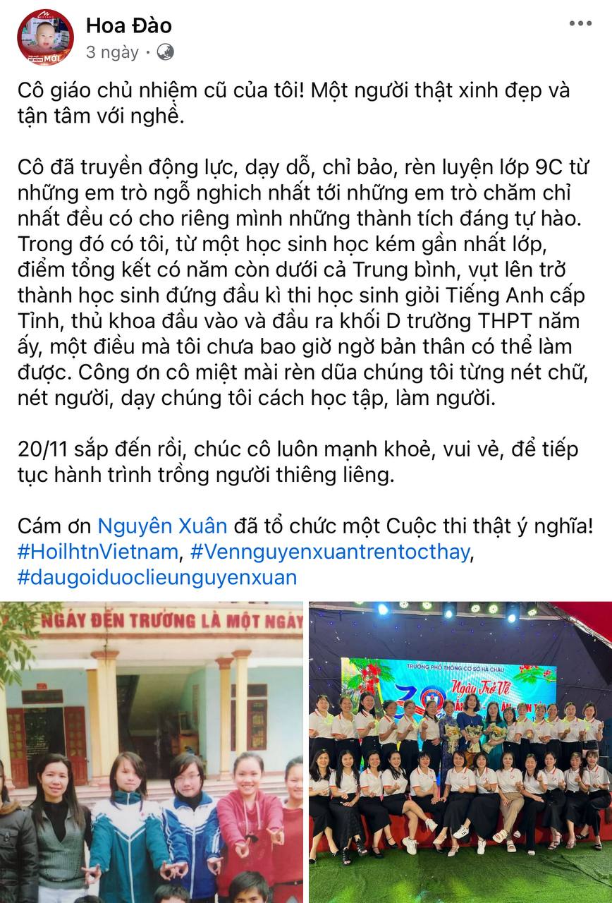 Trend khoe ảnh với thầy c&ocirc; đang b&ugrave;ng nổ MXH: Đ&ocirc;i ba bức h&igrave;nh m&agrave; c&oacute; ngay một "v&eacute; về tuổi học tr&ograve;"!- Ảnh 3.