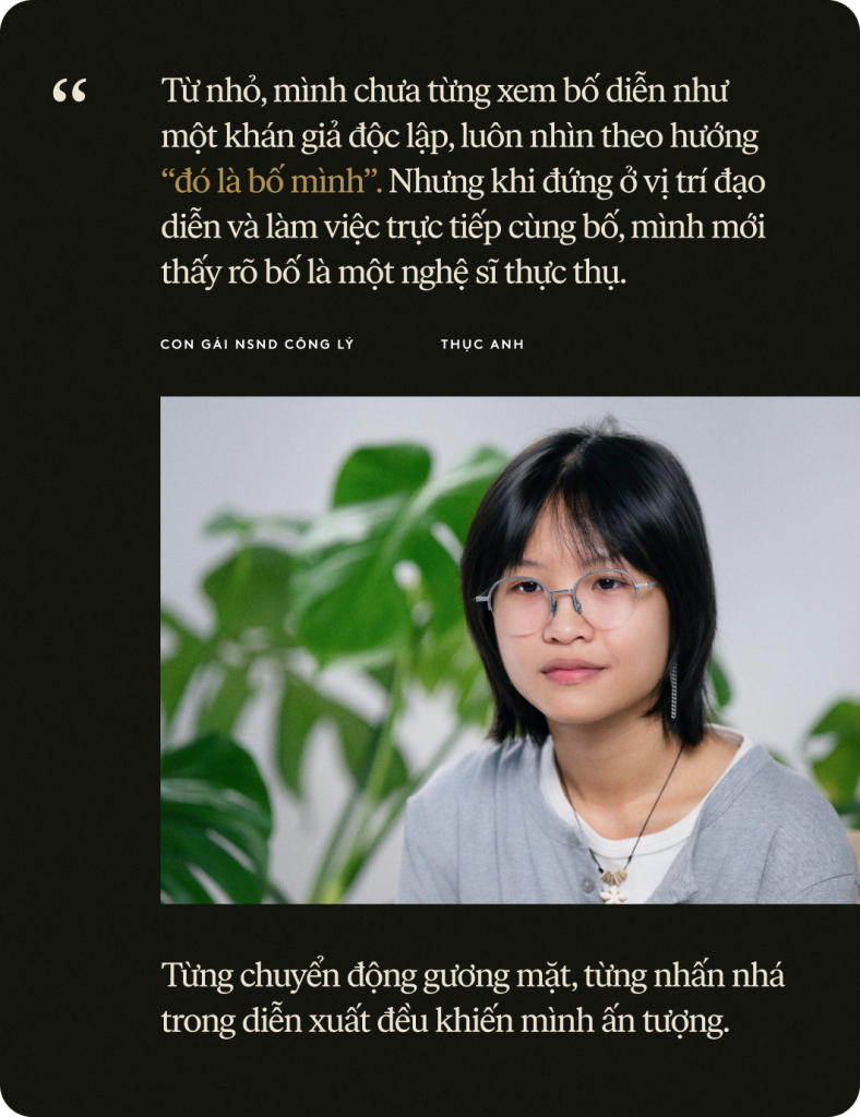 Thục Anh - con gái NSND Công Lý: Mình từng ước bố không nổi tiếng- Ảnh 3.