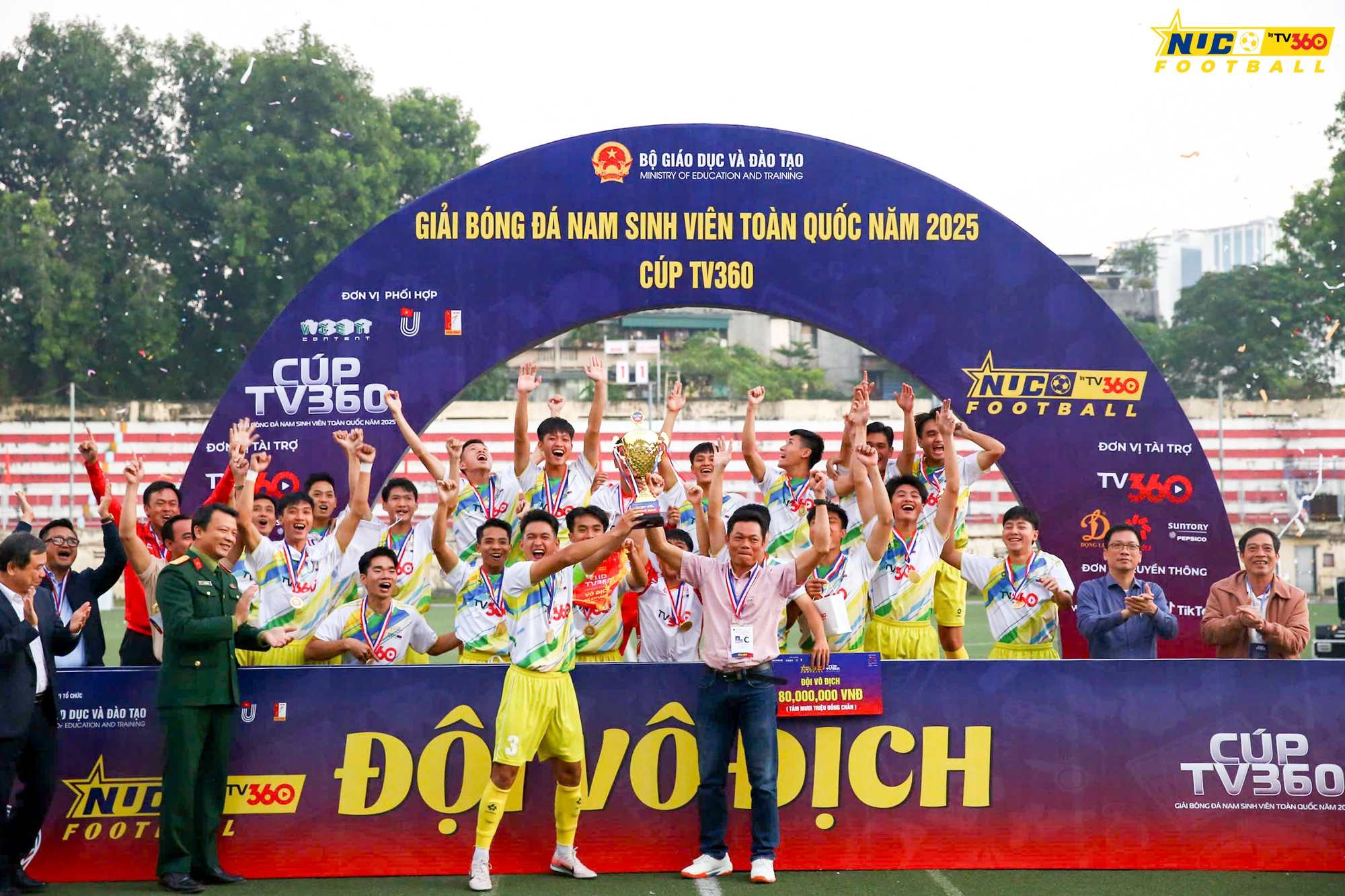 Tìm ra nhà vô địch Giải bóng đá nam sinh viên toàn quốc 2025- Ảnh 1.
