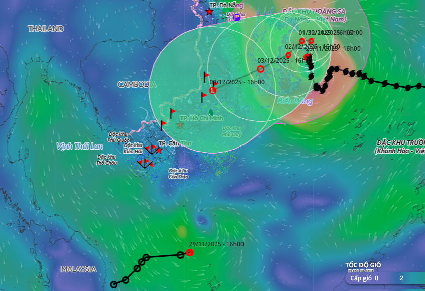 Áp thấp nhiệt đới hiếm gặp suy yếu thành vùng áp thấp và tan dần- Ảnh 1. Áp thấp nhiệt đới hiếm gặp suy yếu thành vùng áp thấp và tan dần- Ảnh 1.