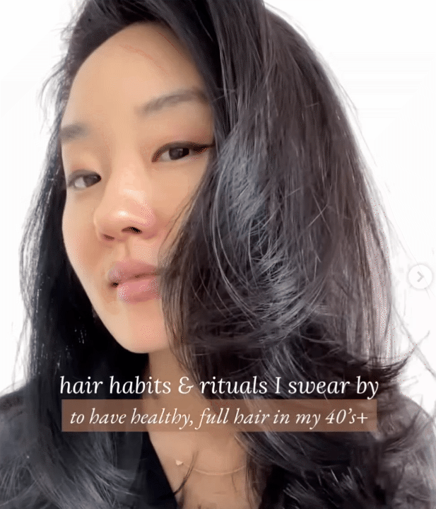 Mái tóc tuổi 40 vẫn đen mượt, bồng bềnh, không một sợi bạc: Bí quyết Mái tóc tuổi 40 vẫn đen mượt, bồng bềnh, không một sợi bạc: Bí quyết