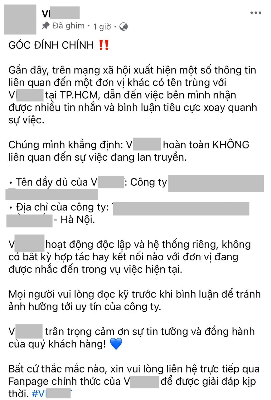 Thông báo khẩn của 1 công ty ở Hà Nội trùng tên với agency "phong sát" thực tập sinh- Ảnh 2.