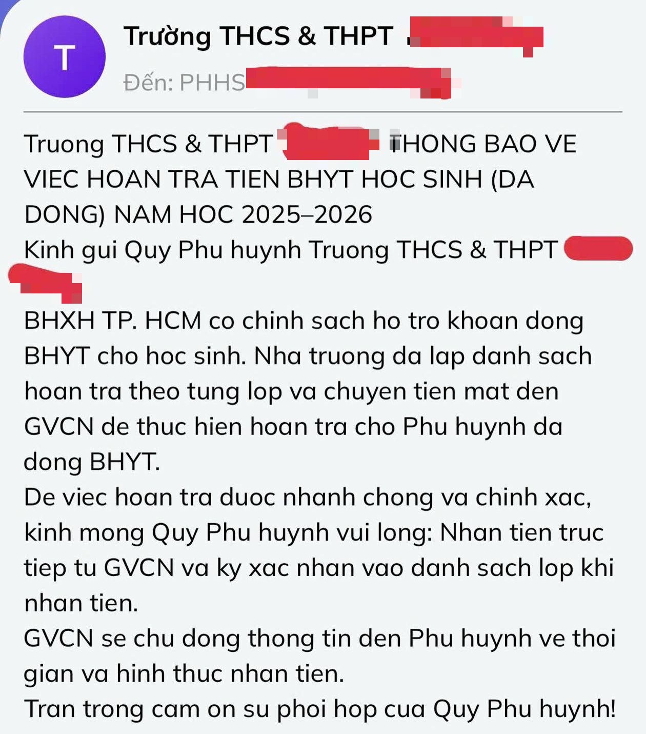 Tin nhắn khiến hàng ngàn phụ huynh TP.HCM háo hức nhất lúc này: Nếu bạn chưa nhận được, cứ từ từ, đừng lo!- Ảnh 3. Tin nhắn khiến hàng ngàn phụ huynh TP.HCM háo hức nhất lúc này: Nếu bạn chưa nhận được, cứ từ từ, đừng lo!- Ảnh 3.