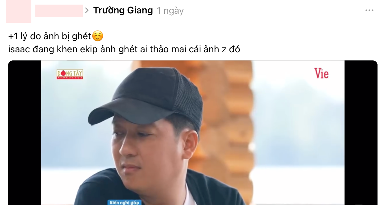 Lý do Trường Giang …