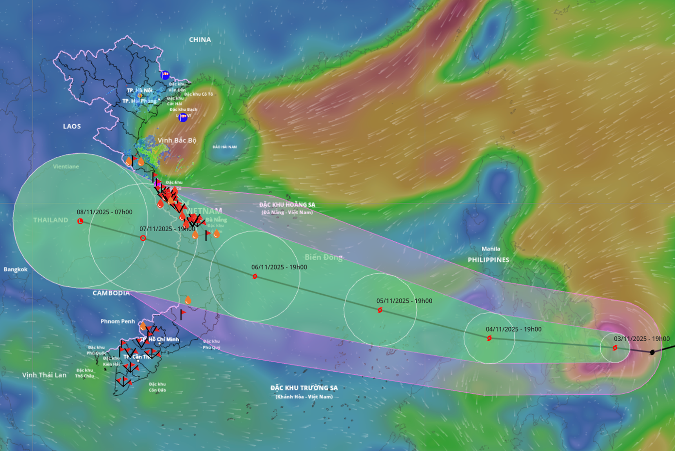 Bão có thể đổ bộ với kịch bản rất xấu- Ảnh 1.
