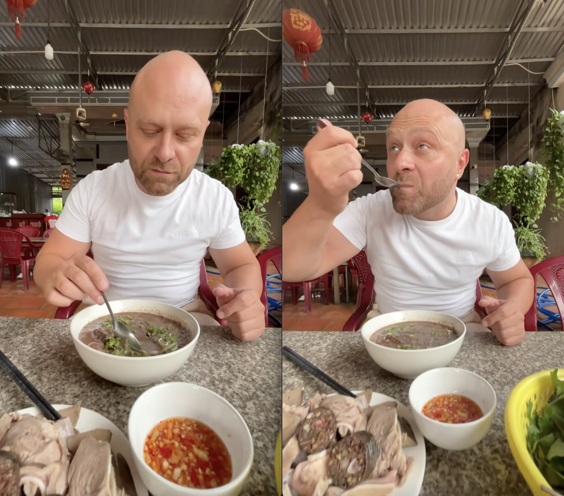 Khách Tây mukbang "mỹ vị nhân gian" của Việt Nam khiến dân mạng nức lòng- Ảnh 1.