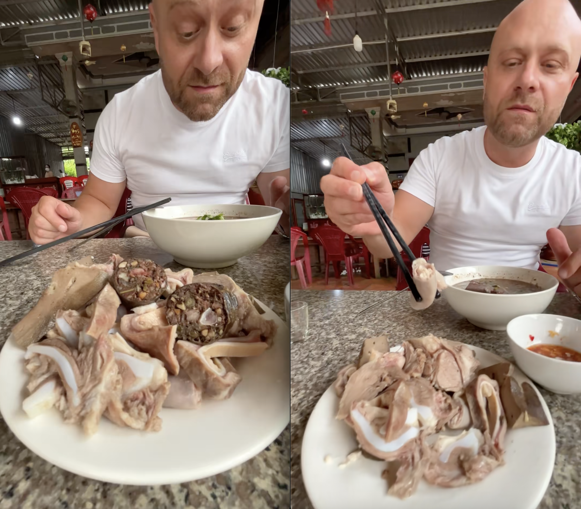 Khách Tây mukbang "mỹ vị nhân gian" của Việt Nam khiến dân mạng nức lòng- Ảnh 2.