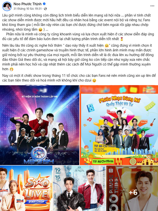 Lý do Noo Phước Thịnh ít show- Ảnh 1.