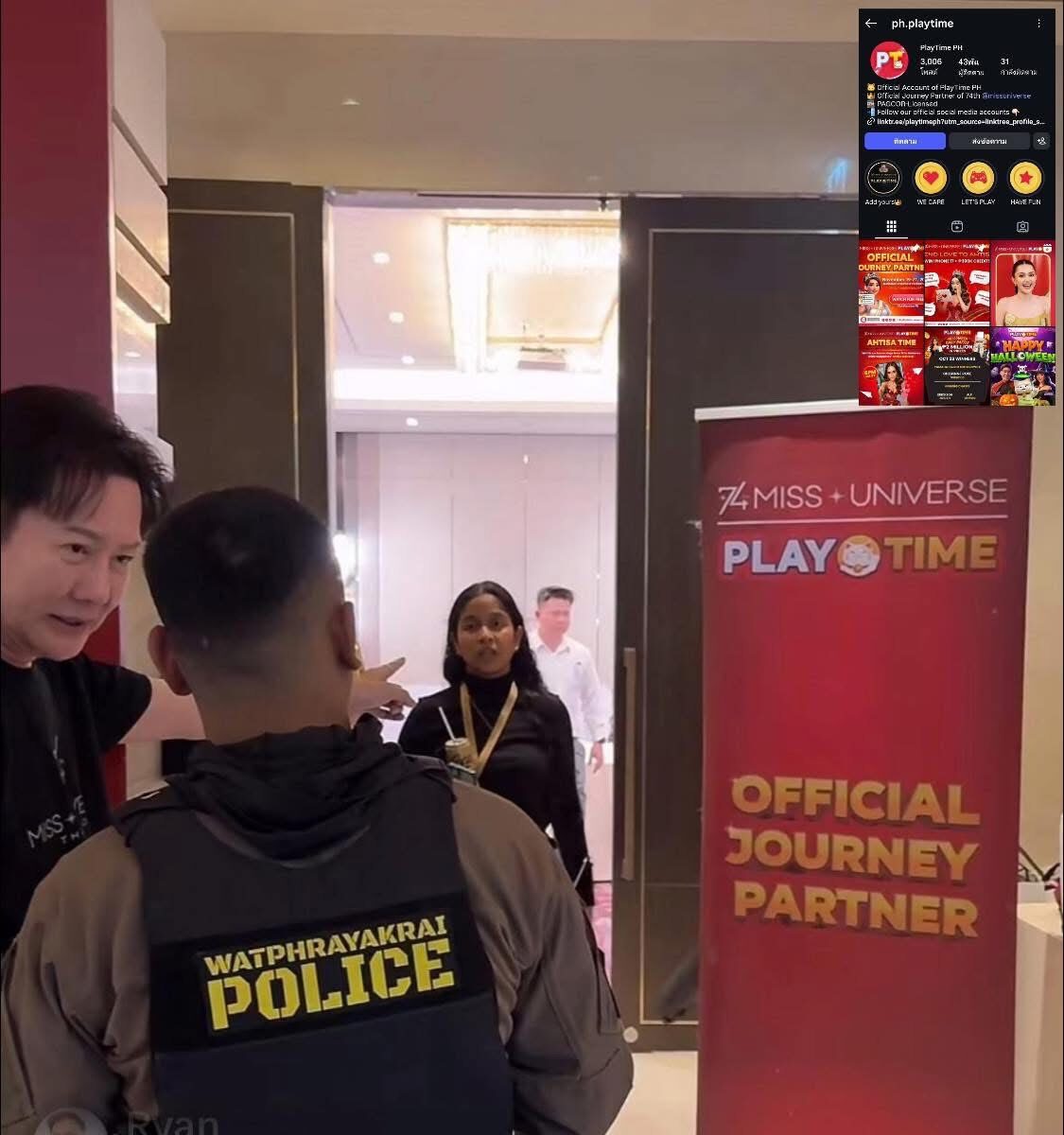 Báo Thái: Thí sinh Miss Universe vào khách sạn quảng cáo nền tảng casino online, ông Nawat báo cảnh sát- Ảnh 1.