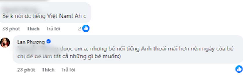 Lan Phương lên tiếng khi bị hỏi: 