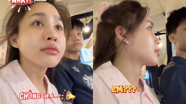 Clip mẹ 3 con đi chơi bị nhầm là vợ của con trai khiến dân mạng cười bò- Ảnh 1.