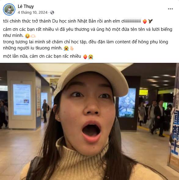 TikToker Lệ Thuỵ 