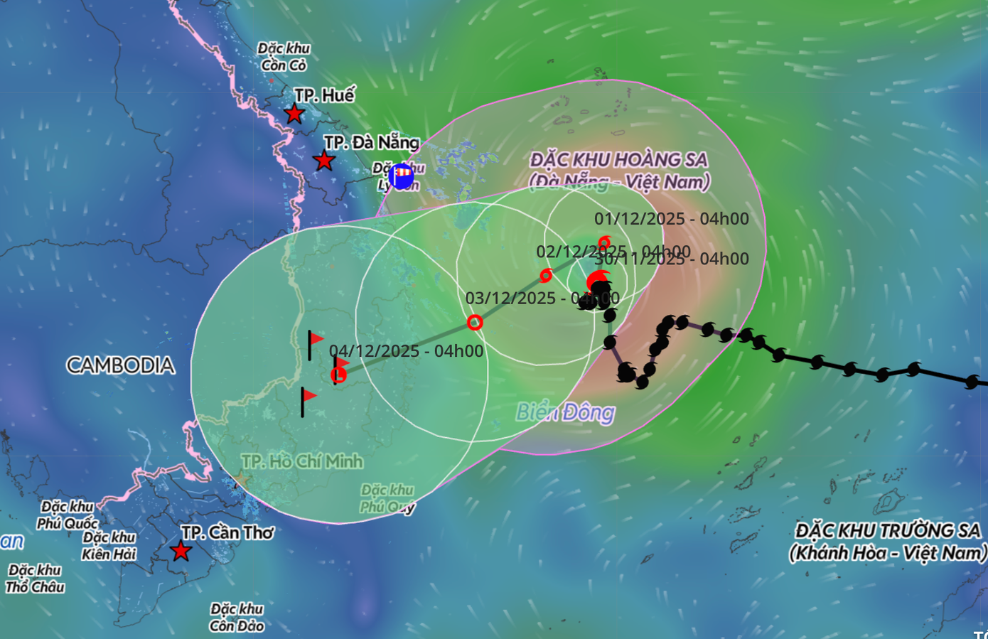 Sóng lớn từ bão số 15 khiến 4 người chết, mất tích- Ảnh 1.