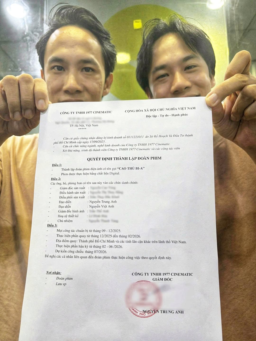 Chưa thấy phim Việt nào tổ chức Casting độc lạ thế này, nghe tên ê-kíp là có thể cười đến chết- Ảnh 2. Chưa thấy phim Việt nào tổ chức Casting độc lạ thế này, nghe tên ê-kíp là có thể cười đến chết- Ảnh 2.