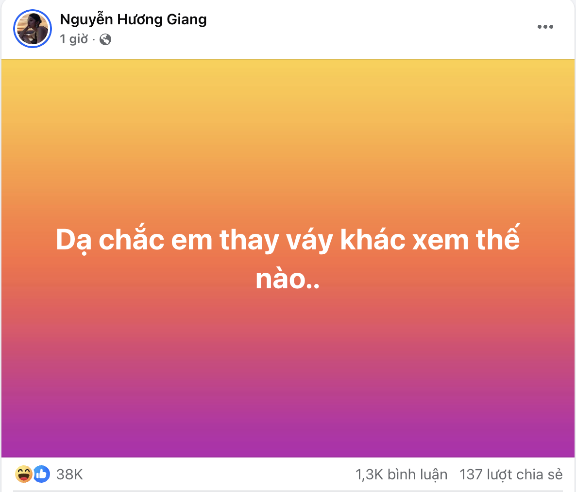 Gọi Hương Giang là  Gọi Hương Giang là