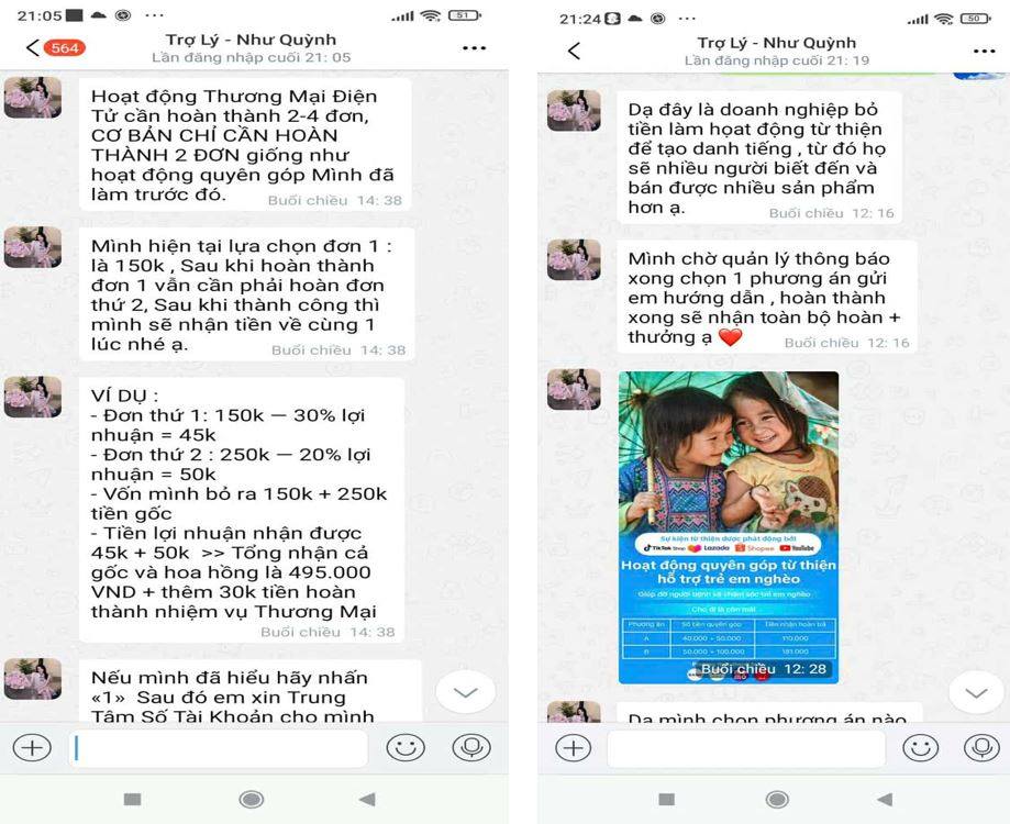 Chat với “Trợ lý Như Quỳnh”, nhiều người dân bị dụ cài app lạ để nhận 68.000, 90.000, 150.000 đồng- Ảnh 5. Chat với “Trợ lý Như Quỳnh”, nhiều người dân bị dụ cài app lạ để nhận 68.000, 90.000, 150.000 đồng- Ảnh 5.