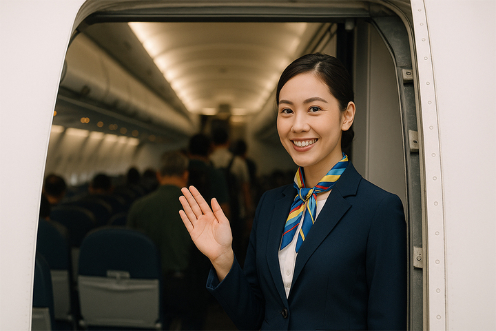 Lý do thực sự khiến tiếp viên hàng không luôn mỉm cười chào khách lên máy bay- Ảnh 1.