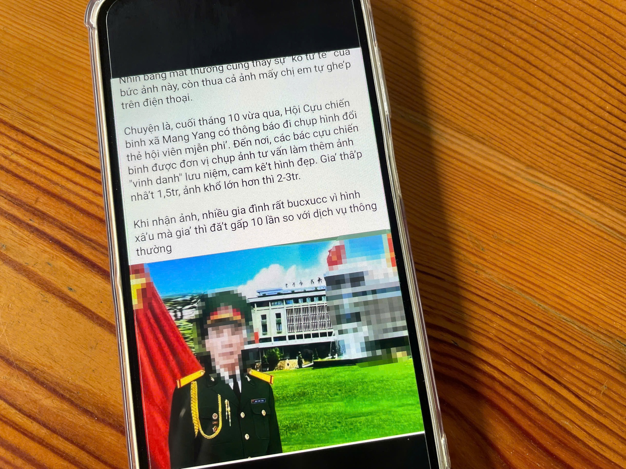 Mời chào cựu chiến binh chụp ảnh "vinh danh" với mức giá cao?- Ảnh 2. Mời chào cựu chiến binh chụp ảnh "vinh danh" với mức giá cao?- Ảnh 2.