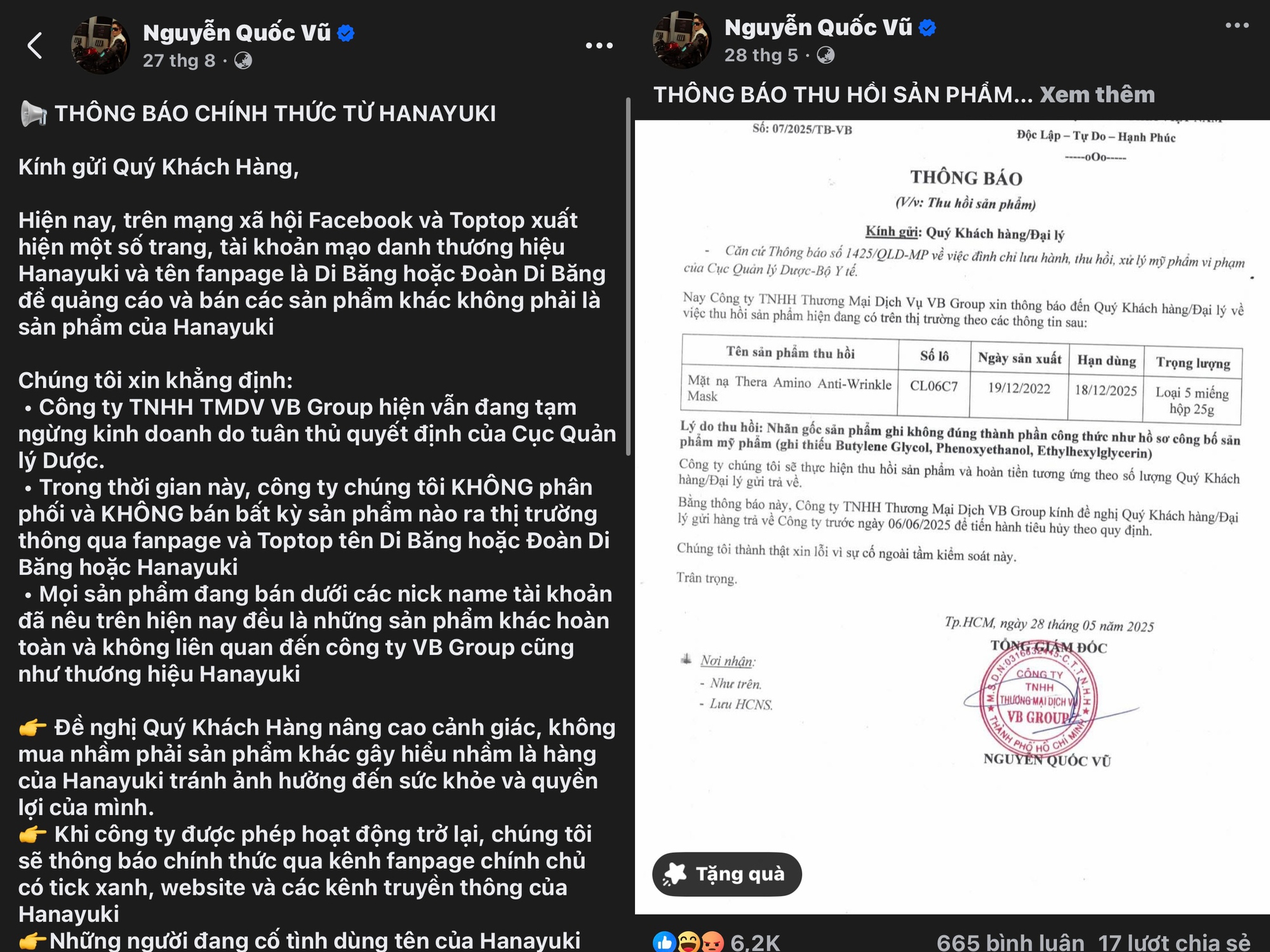 Mạng xã hội "dậy sóng" sau khi chồng ca sĩ Đoàn Di Băng bị bắt- Ảnh 1. Mạng xã hội "dậy sóng" sau khi chồng ca sĩ Đoàn Di Băng bị bắt- Ảnh 1.