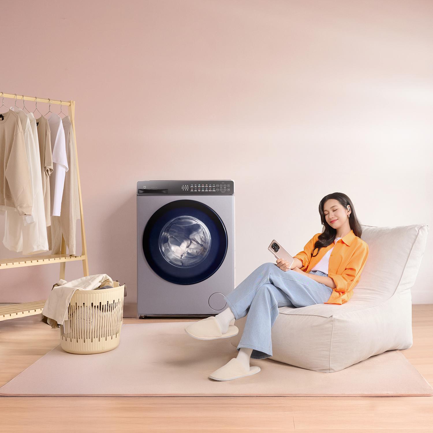 Mijia Front Load Washer Dryer 10,5kg: Máy giặt sấy cho smart home với điều khiển thông minh, tích hợp AI và khả năng loại bỏ vi khuẩn vượt trội- Ảnh 3.