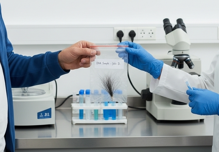 Bị trêu 'bé không giống bố', người đàn ông bí mật mang tóc con xét nghiệm ADN- Ảnh 1.