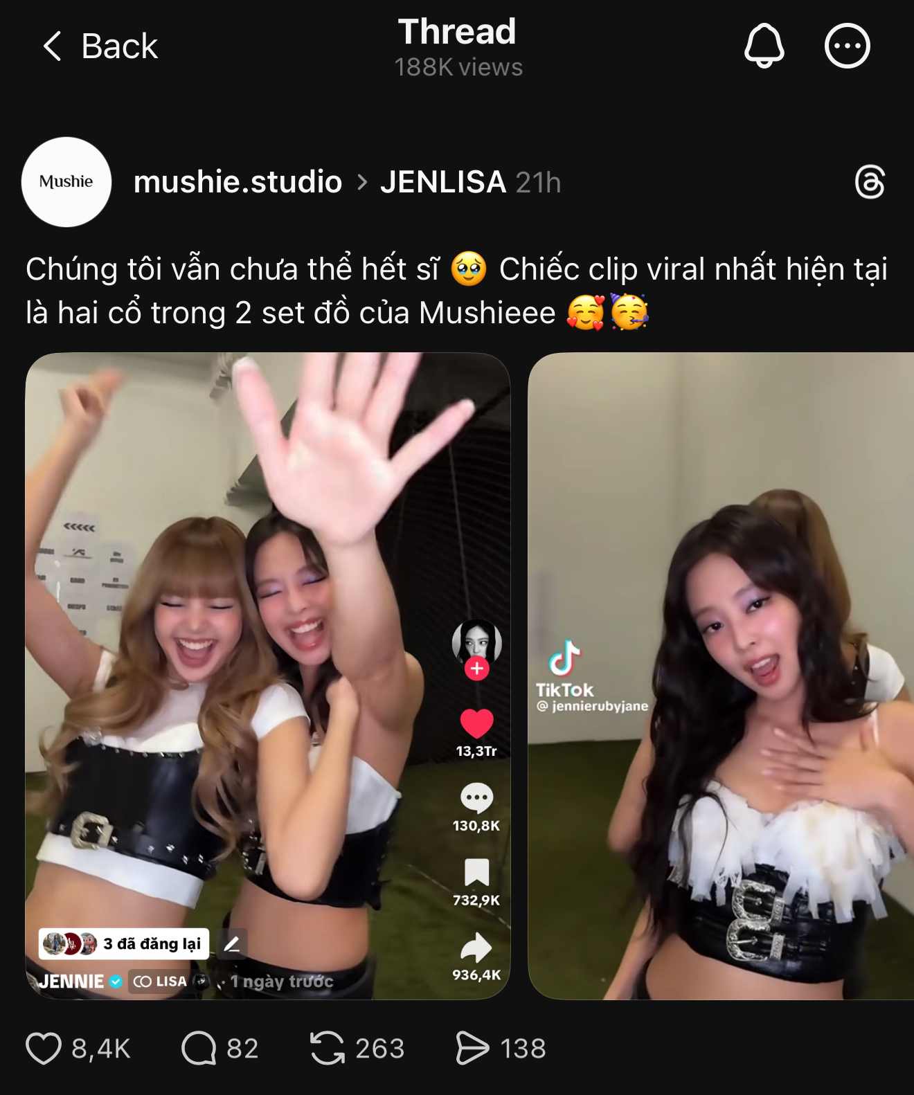 Jennie, Lisa hợp sức giúp 1 local brand Việt hot rần rần- Ảnh 1.