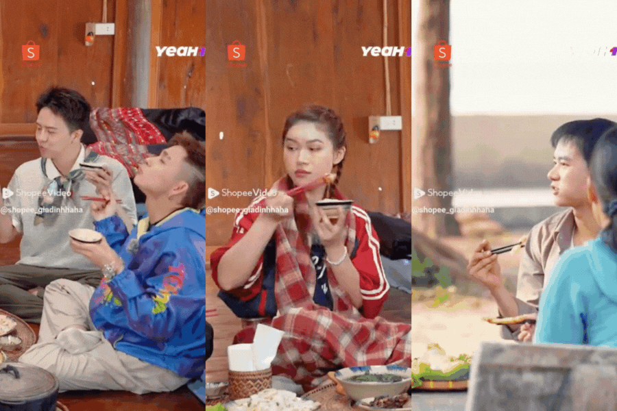 Gặp gỡ “Gia Đình Haha” trong series phái sinh “Bữa Cơm Haha” vừa lên sóng trên Shopee- Ảnh 1. Gặp gỡ “Gia Đình Haha” trong series phái sinh “Bữa Cơm Haha” vừa lên sóng trên Shopee- Ảnh 1.