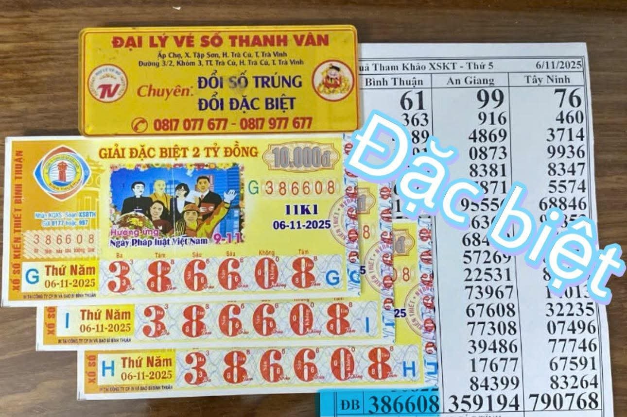 Xổ số miền Nam: Dãy số đặc biệt 386608 và 767459 đã tìm ra người trúng thưởng- Ảnh 3. Xổ số miền Nam: Dãy số đặc biệt 386608 và 767459 đã tìm ra người trúng thưởng- Ảnh 3.