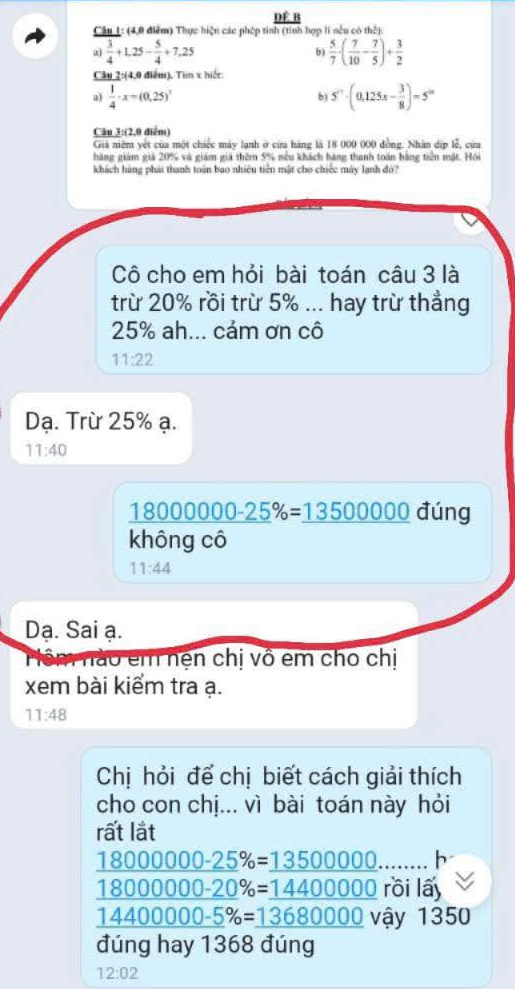Phụ huynh tố con bị cô giáo “chơi khó” trong bài kiểm tra vì không đi học thêm, cư dân mạng tranh cãi nảy lửa- Ảnh 2. Phụ huynh tố con bị cô giáo “chơi khó” trong bài kiểm tra vì không đi học thêm, cư dân mạng tranh cãi nảy lửa- Ảnh 2.