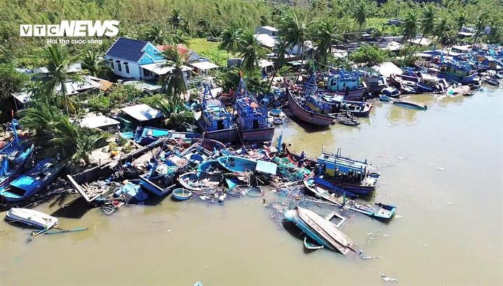 Ngư dân làng chài Gia Lai, Đắk Lắk đắng cay nhìn tài sản bay theo bão Kalmaegi- Ảnh 5.