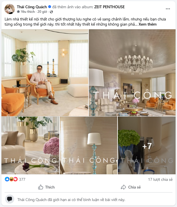 Thái Công trước khi khóa bình luận- Ảnh 2. Thái Công trước khi khóa bình luận- Ảnh 2.