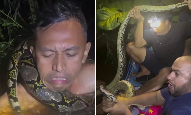 Người đàn ông bị trăn dài 6 mét siết cổ trên sông- Ảnh 1.