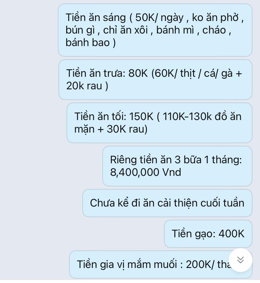 Tin nhắn sao kê tiền đi chợ gây tranh cãi- Ảnh 1.