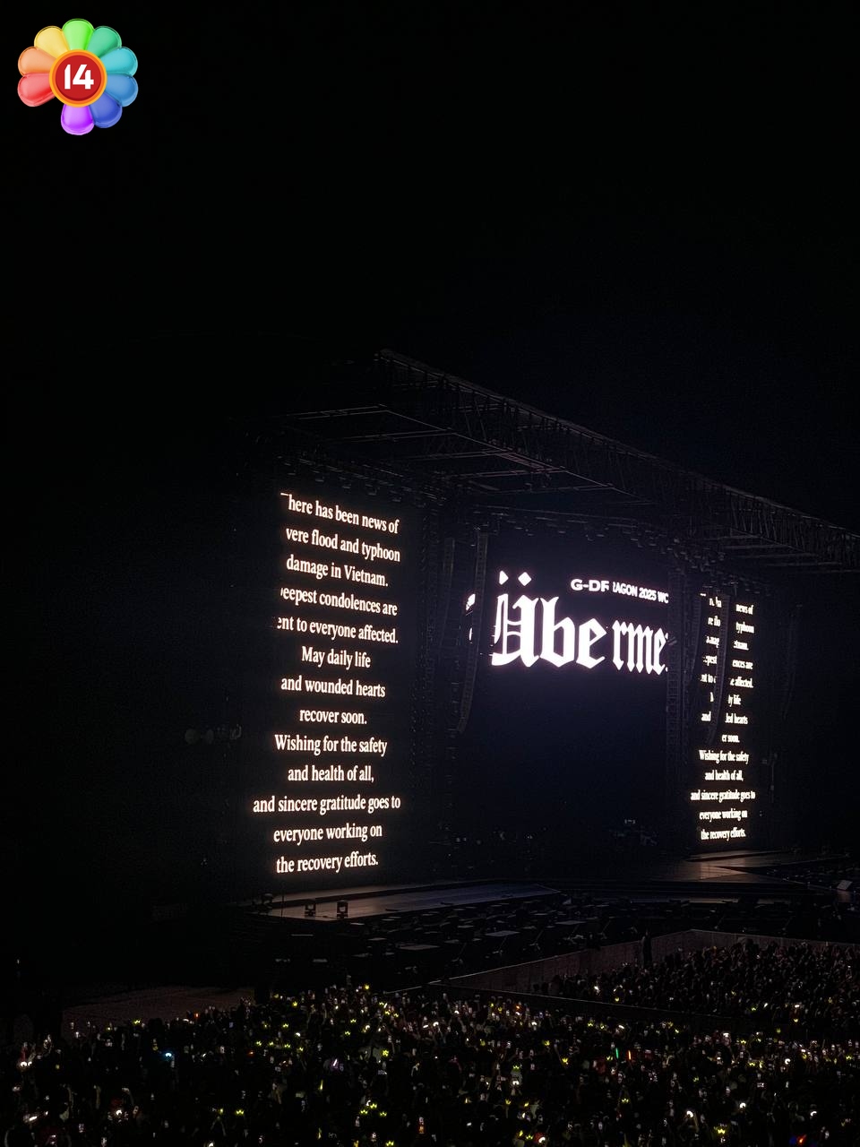 G-DRAGON gửi thông điệp đến người dân chịu ảnh hưởng bão lũ tại Việt Nam, viết bằng 3 thứ tiếng quá tinh tế!- Ảnh 1.