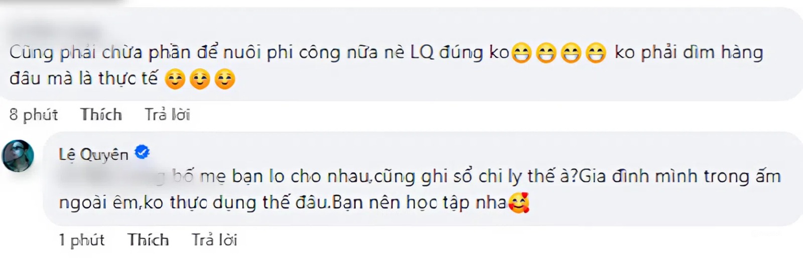 Lệ Quyên đáp trả không khoan nhượng- Ảnh 2. Lệ Quyên đáp trả không khoan nhượng- Ảnh 2.
