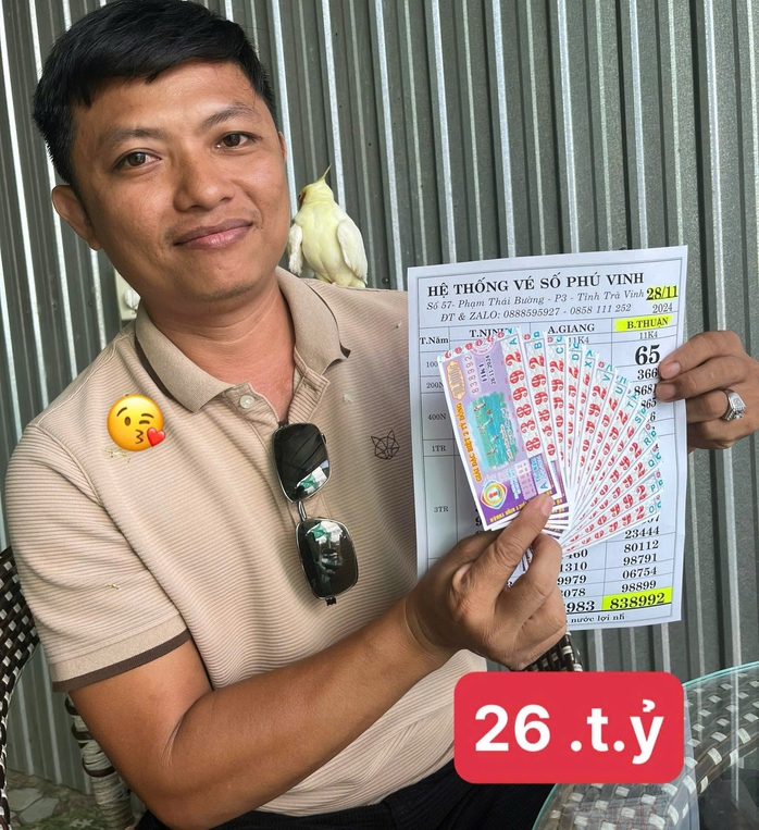 Xổ số miền Nam: Sự trùng hợp kỳ lạ của giải độc đắc vé số Bình Thuận gây sốt mạng xã hội- Ảnh 1.