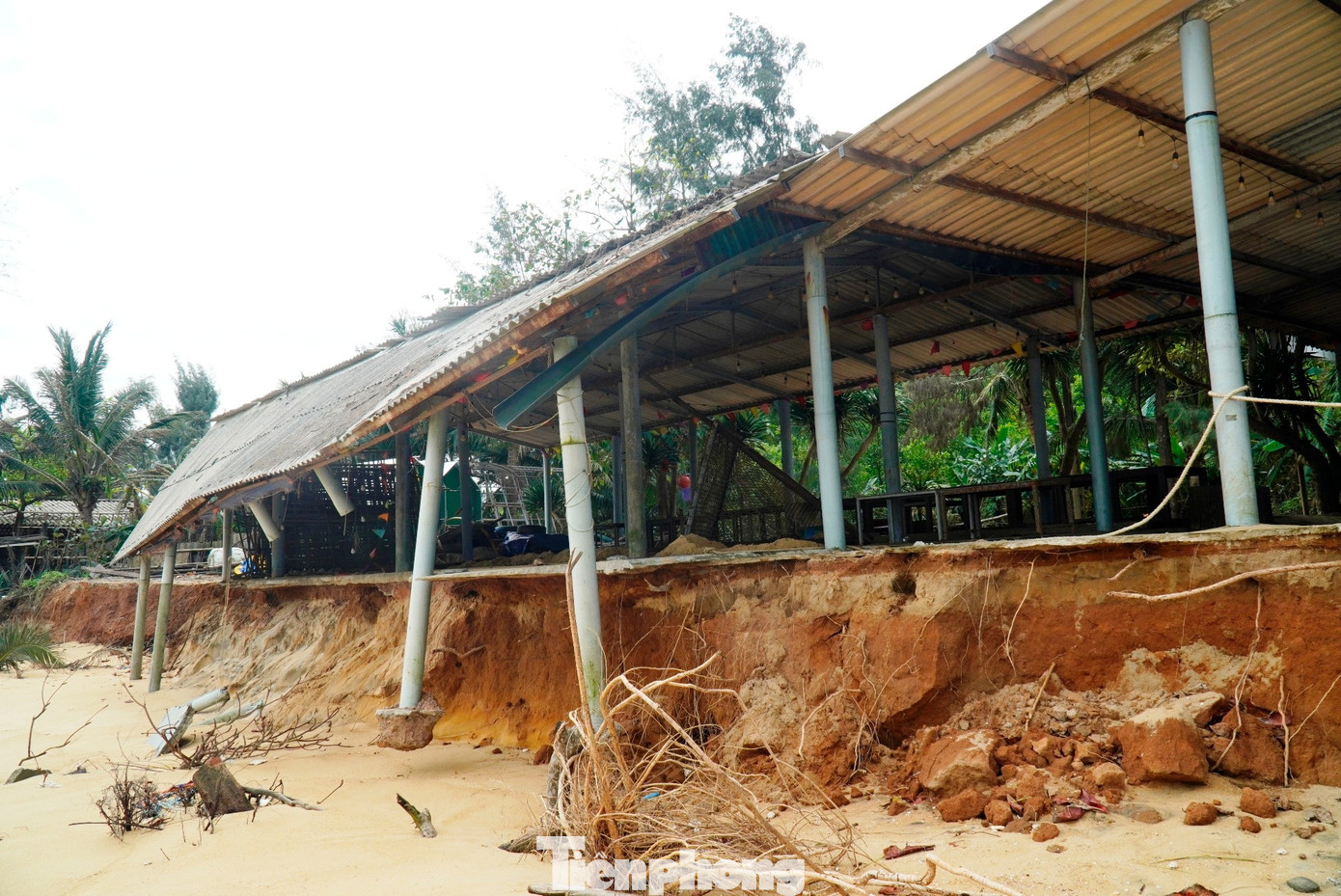 Cảnh tượng chưa từng thấy tại bãi tắm nổi tiếng xứ Huế- Ảnh 1.