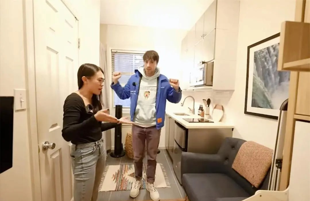 "Đặc sản" Hong Kong: 2 vợ chồng ở căn hộ 7m² vẫn thoải mái, 5 triệu người xem xin bái phục- Ảnh 4. "Đặc sản" Hong Kong: 2 vợ chồng ở căn hộ 7m² vẫn thoải mái, 5 triệu người xem xin bái phục- Ảnh 4.