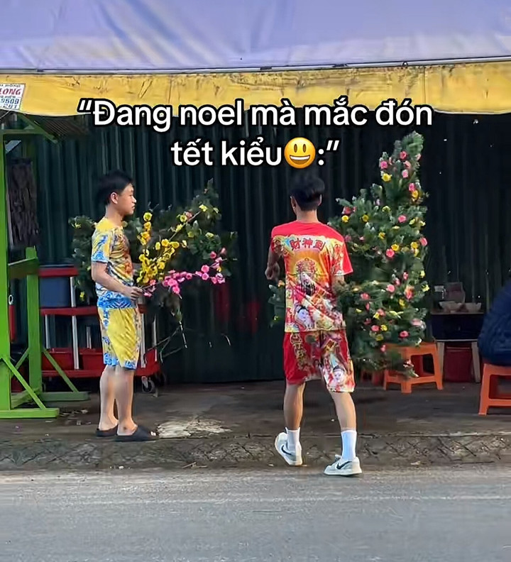 Hài hước trào lưu 'Giáng Xuân' trộn Noel với Tết, dân mạng xem là cười- Ảnh 7.