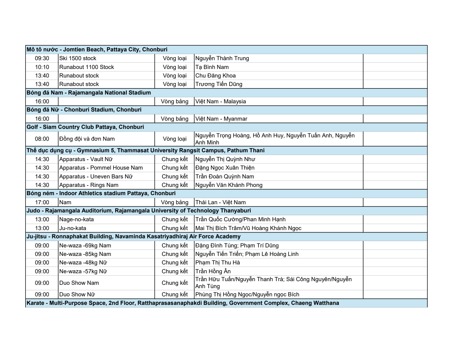 Lịch thi đấu SEA Games hôm nay ngày 11/12: "Săn vàng" thể dục dụng cụ, bóng đá bước vào trận "sống còn"- Ảnh 3. Lịch thi đấu SEA Games hôm nay ngày 11/12: "Săn vàng" thể dục dụng cụ, bóng đá bước vào trận "sống còn"- Ảnh 3.
