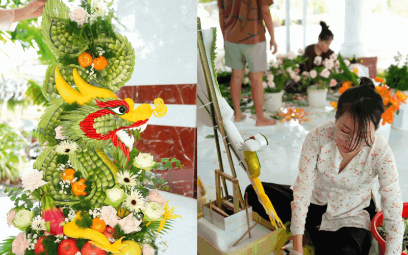 "Út về vườn" đi lấy chồng khiến triệu người "ăn cưới online" rưng rưng vì tự tay kết rồng phượng, dựng cổng cưới, xúc động nhất là chi tiết này!- Ảnh 11.