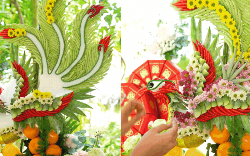 "Út về vườn" đi lấy chồng khiến triệu người "ăn cưới online" rưng rưng vì tự tay kết rồng phượng, dựng cổng cưới, xúc động nhất là chi tiết này!- Ảnh 12.