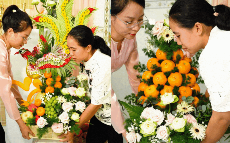 "Út về vườn" đi lấy chồng khiến triệu người "ăn cưới online" rưng rưng vì tự tay kết rồng phượng, dựng cổng cưới, xúc động nhất là chi tiết này!- Ảnh 13.