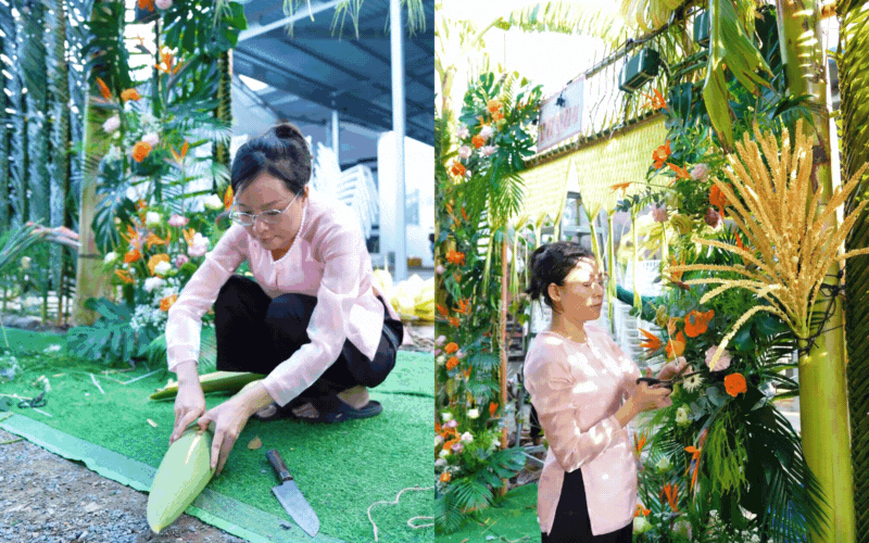 "Út về vườn" đi lấy chồng khiến triệu người "ăn cưới online" rưng rưng vì tự tay kết rồng phượng, dựng cổng cưới, xúc động nhất là chi tiết này!- Ảnh 23.