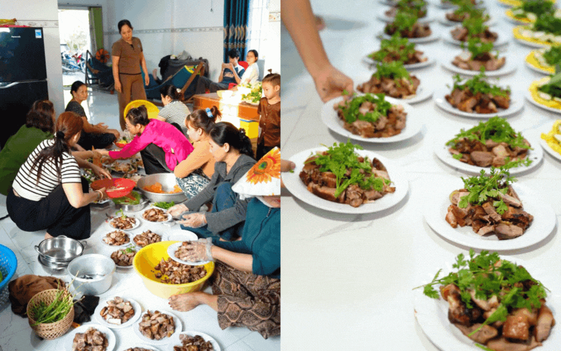 "Út về vườn" đi lấy chồng khiến triệu người "ăn cưới online" rưng rưng vì tự tay kết rồng phượng, dựng cổng cưới, xúc động nhất là chi tiết này!- Ảnh 28.