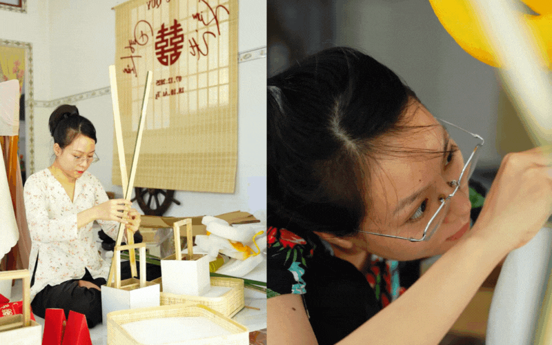 "Út về vườn" đi lấy chồng khiến triệu người "ăn cưới online" rưng rưng vì tự tay kết rồng phượng, dựng cổng cưới, xúc động nhất là chi tiết này!- Ảnh 5.