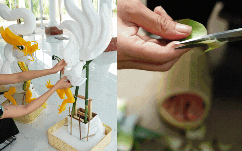 "Út về vườn" đi lấy chồng khiến triệu người "ăn cưới online" rưng rưng vì tự tay kết rồng phượng, dựng cổng cưới, xúc động nhất là chi tiết này!- Ảnh 7.