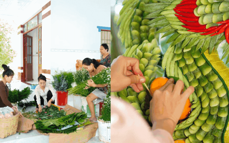 "Út về vườn" đi lấy chồng khiến triệu người "ăn cưới online" rưng rưng vì tự tay kết rồng phượng, dựng cổng cưới, xúc động nhất là chi tiết này!- Ảnh 10.